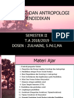 Materi Sosiologi Dan Antropologi Pendidikan