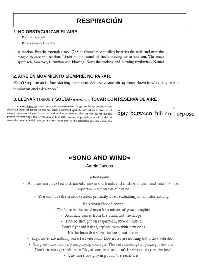 Mastering Brass Instrument Breathing Techniques | PDF | Singing | Sound