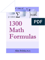 Prontuario de formulación matemática