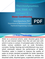 Thermo Lecture 3 - Water Conditioning