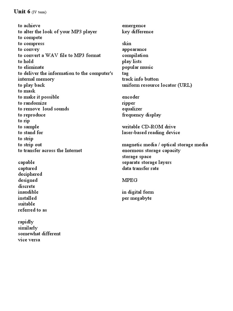 MP3 Player Features and Functions Guide | PDF