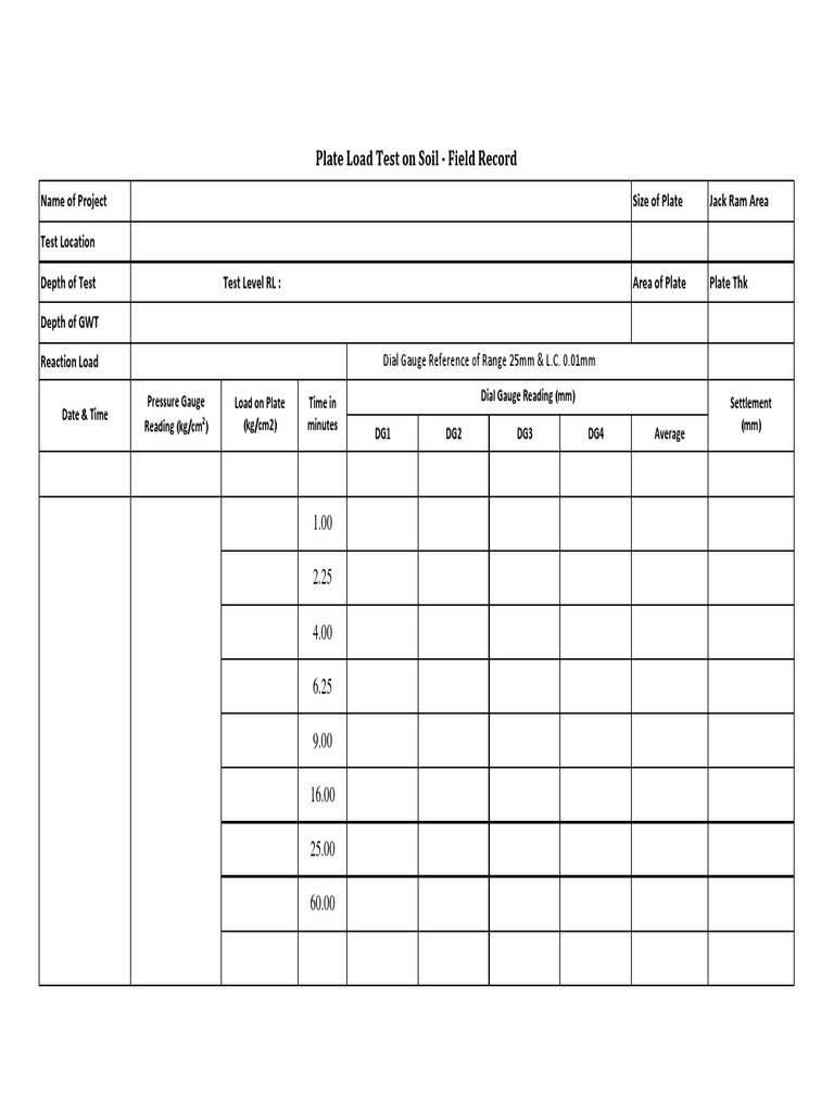 Field Record PDF PDF