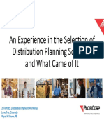 An Experience in The Selection of Distribution Planning Software and What Came of It