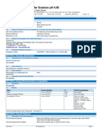 Buffer Solution PH 4.00: Safety Data Sheet