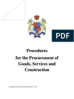 Procurement Procedures