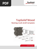 Topsolid'Wood: Nesting Multi-Draft Template