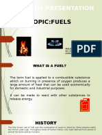 Chemistry Presentation: Topic:Fuels