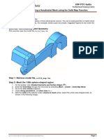 13 - Tutorial Creating A Hexahedral Mesh Using The Solid Map Function PDF