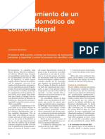 Funcionamiento de Un Sistema Domótico Integral