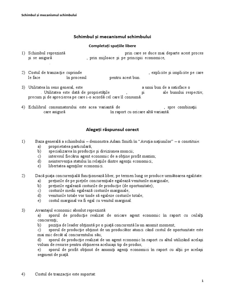 05 Schimbul | PDF