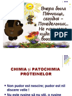 3Chimia, patochimia proteinelor