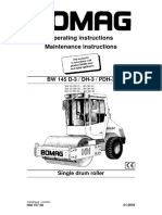 Bomag BW145DH-3 Operating Maintenance Manual PDF