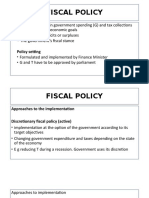 Fiscal Policy