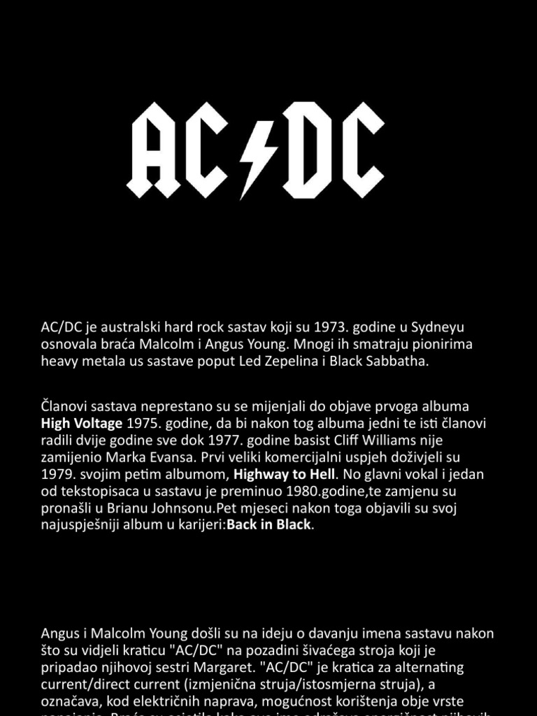 ACDC | PDF