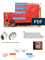 Saída de ar sujo: tubulação e filtros