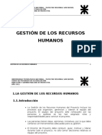 DIR Y ADM DE PROY Gestión de La RRHH REV00