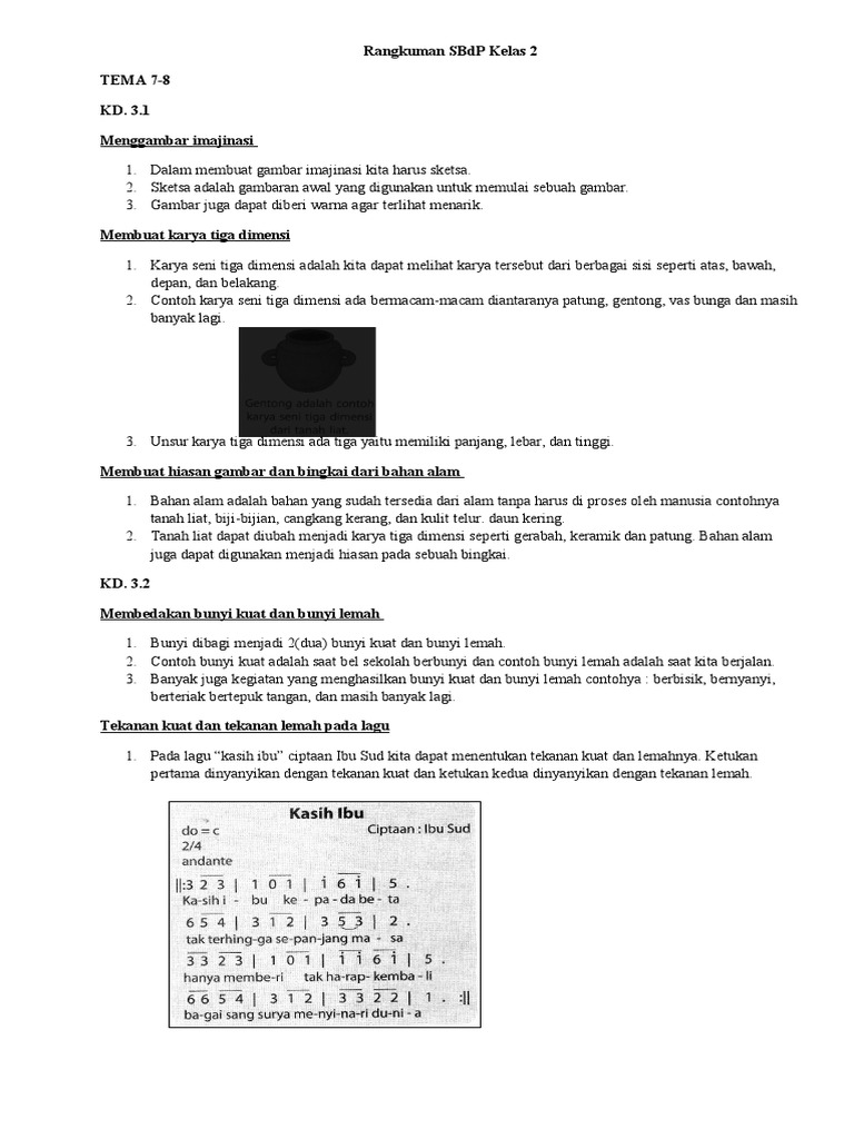 Rangkuman Kelas 2d Pdf