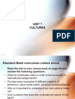 Unit 7 Cultures: Pgrgicev@oss - Unist.hr