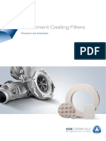 Investment Casting Filters: Product Line Overview