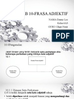 Nota BM Tatabahasa Frasa Adjektif Oleh Danny