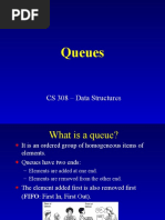 Queues: CS 308 - Data Structures