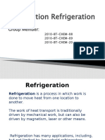 Absorption Refrigeration: Group Member