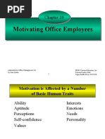 Motivating Office Employees