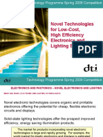 Novel Technologies For Low-Cost, High Efficiency Electronics and Lighting Systems