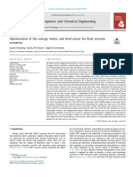 Namany Optimisation of The WEF Nexus For Food Security Scenarios