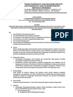 Surat Edaran Terkait COVID-19 Di Lingkungan Kemenparekraf Baparekraf PDF