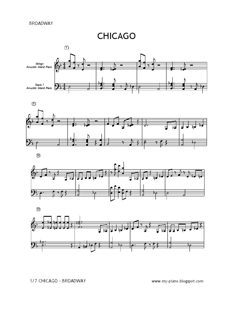 Chicago Broadway Performances | PDF