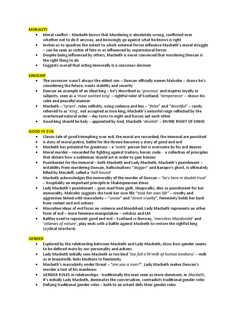 Macbeth line by line image