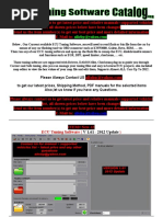 ECU Tuning Software Catalog
