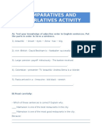 Comparative and Superlative Activity