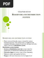 Eservoir AND Distribution System: Hapter Seven