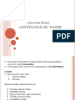 Conveyance of Water: Hapter Ight