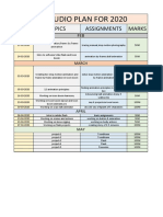 2d Studio Plan