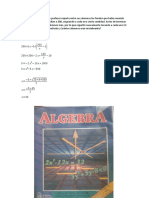 Ejercicio Algebra
