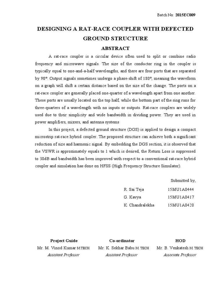 Abstract For Main Project 3 | PDF | Technology & Engineering