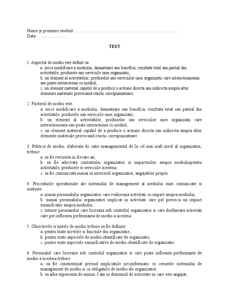 Test NR 1 | PDF