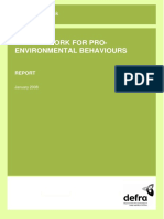 A Framework For Pro-Environmental Behaviours