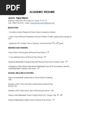 resume jose yepez