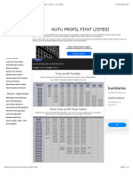 Profil Fiyatları - Kutu Profil Fiyatları - Kutu Profil Fiyatları Listesi - Lme Demir