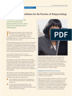 Telepsychology Guidelines PDF