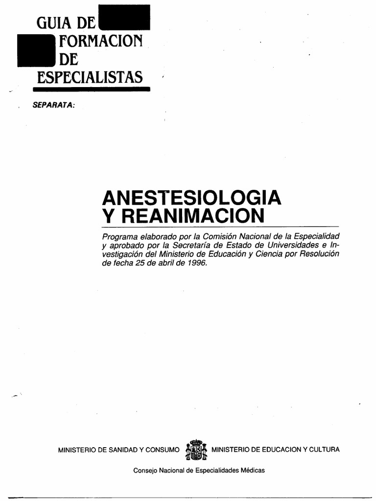 Anestesiologia Y Reanimacion Pdf Pdf