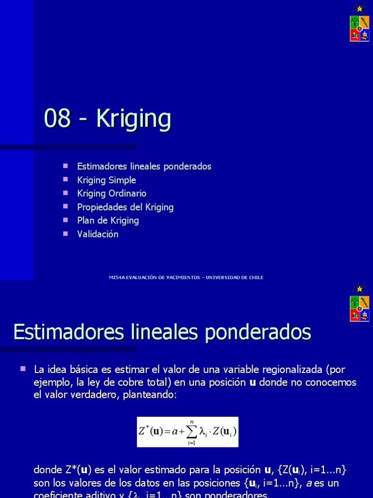 013 Kriging | PDF | Distribución normal | Análisis