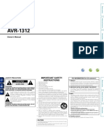 Denon Avr-1312 PDF