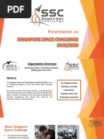 Singapore Space Challenge 2019/2020: Presentation On