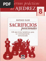 Tutor - Cuadernos Practicos de Ajedrez - 08 - Gude Antonio - Sacrificios Posicionales - 2008 - 50p PDF