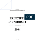 principes Unidroit 2004 Francais